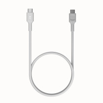 Kabel usb-c / usb-c greencell powerflex 120cm pd 100w biały silikonowy