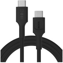 Kabel usb-c / usb-c greencell powerflex 200cm pd 100w czarny silikonowy