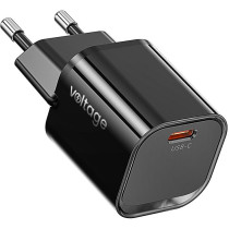 Ładowarka sieciowa voltage gan quick mini 20w pd 3.0 qc 3.0 usb-c czarna
