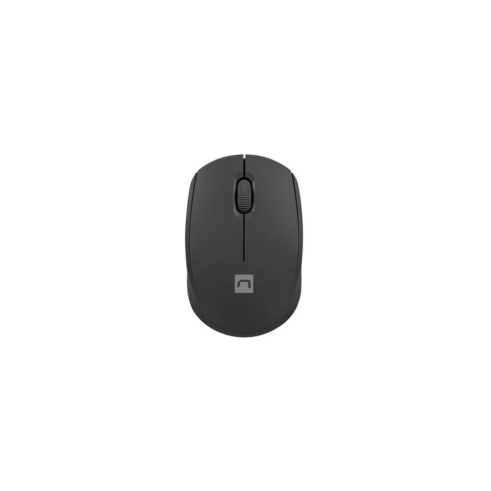 Mysz natec stork bezprzewodowa 1600dpi czarna optyczna usb