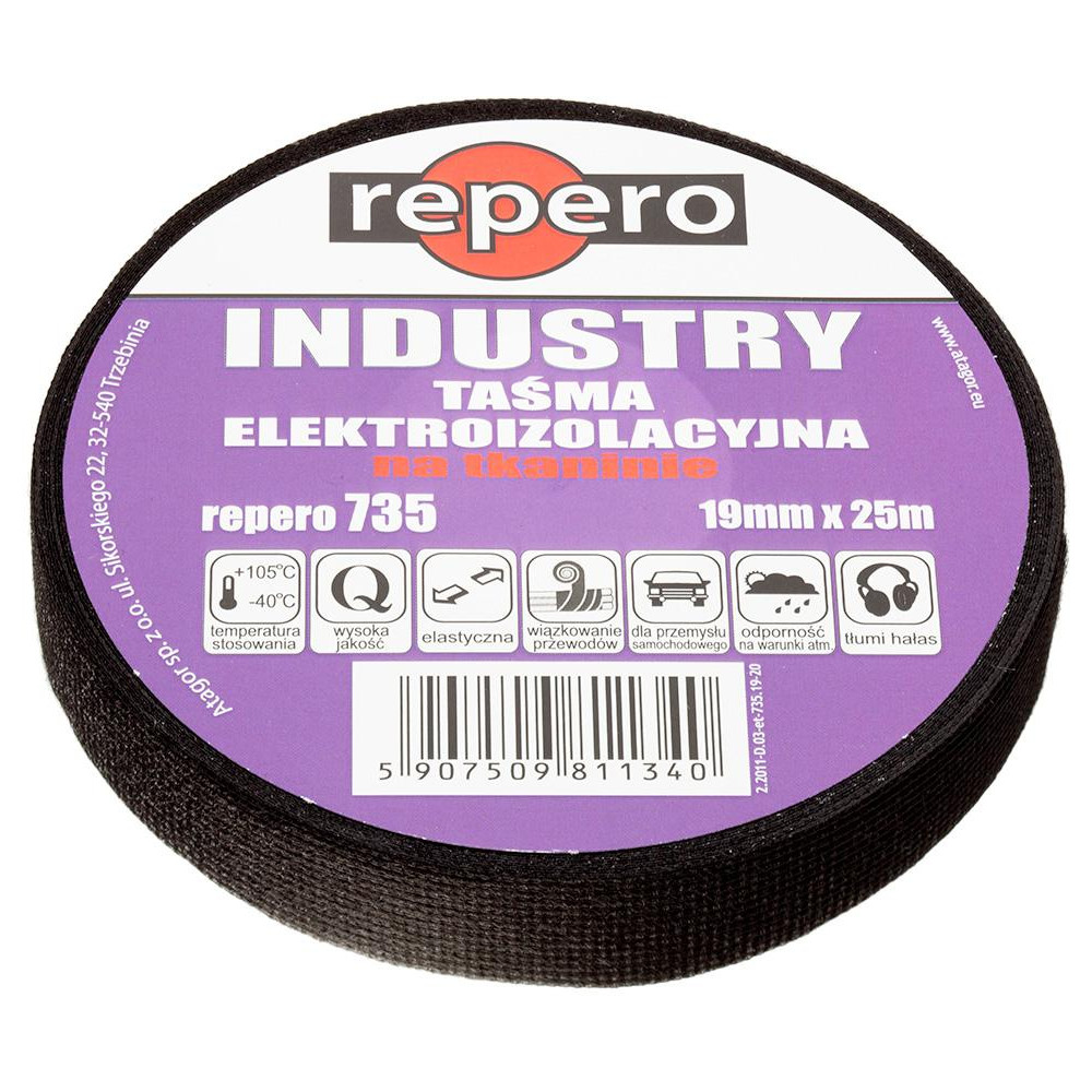 Taśma repero 735 industry 25mmx25m