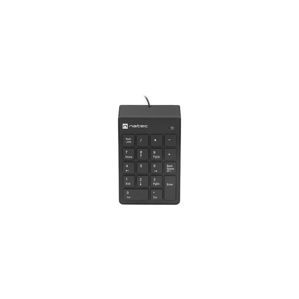 Klawiatura numeryczna natec goby 2 usb czarna