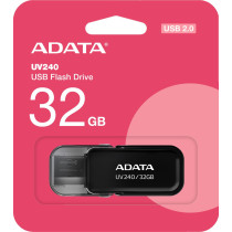 Adata pendrive uv240 32gb usb2.0 black