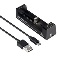Ładowarka do akumulatorów cylindrycznych li-ion 18650 xtar ant mc1 plus micro usb-b