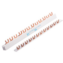 Szyna grzebieniowa typ 3bieguny 63a  12 modułów vcx szk63a 3f 4x3m