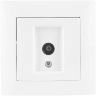 Gniazdo tv vcx wesa lc 43 biały