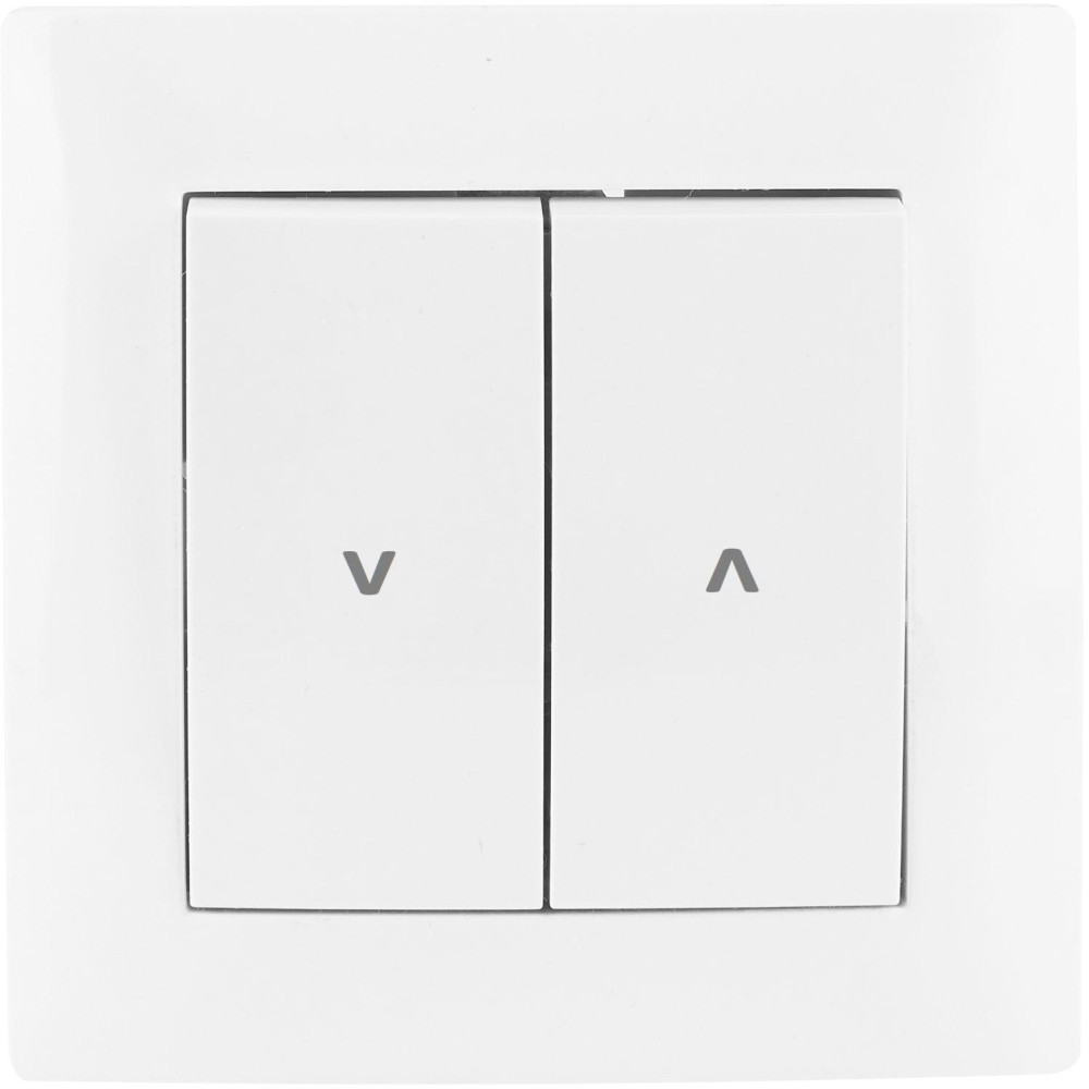 Łącznik żaluzjowy pojedynczy (dwuklawiszowy) vcx wesa lc 12 biały