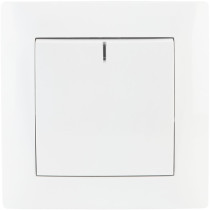 Łącznik pojedynczy z podświetleniem vcx wesa lc 03 biały