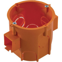 Puszka pk60 lux głęboka łączeniowa z wkrętami pomarańczowa pawbol - a.0006lp
