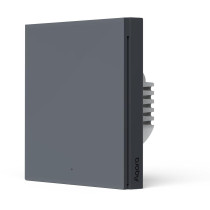 Aqara smart wall switch h1 szary pojedynczy bez neutrala