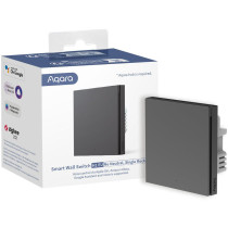 Aqara smart wall switch h1 szary pojedynczy bez neutrala
