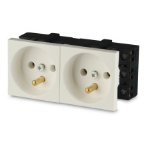 Gniazdo 2m elektryczne podwójne