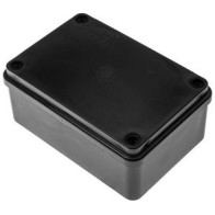 Puszka hermetyczna 120x80x50 bez dławików ip65 bezhalogenowa, czarna pawbol s-box 216c