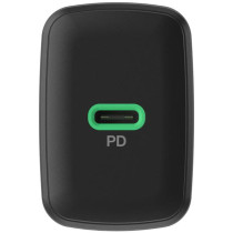 Ładowarka sieciowa greencell powersource solo30 30w 1xusb-c pd 3.0 qc 4.0+ czarna