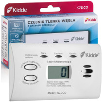 Czujnik czadu z wyświetlaczem kidde k7dco