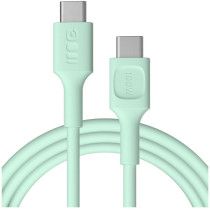 Kabel usb-c / usb-c greencell powerflex 200cm pd 100w zielony silikonowy