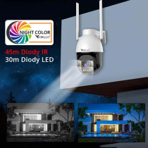 Kamera ip orllo zewnętrzna obrotowa zoom x10 4mpx orllo z9 ultra