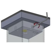 Lampa oświetleniowo-ostrzegawcza led proxima słupkowa 12-230v ac/dc
