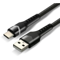 Kabel usb-a / usb-c rgb led everactive cbb-1cbr 100cm 3a