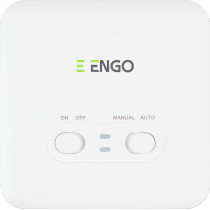 Engo controls e7-rfw - programowany, bezprzewodowy regulator temperatury, biały