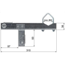 Obejma kominowa ok-43t13 + taśma stalowa