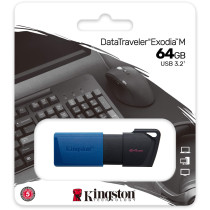 Pendrive kingston data traveler exodia m 64gb usb3.2 gen1