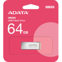 Adata pendrive ur350 64gb usb3.2 gen2 metal brązowy