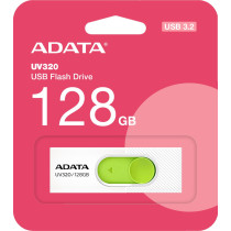 Adata pendrive uv320 128gb usb 3.2 gen1 biały