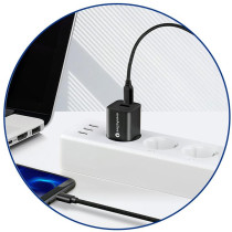 Kabel usb-c / usb-c everactive cbb-1pd5 100cm pd 100w 5a
