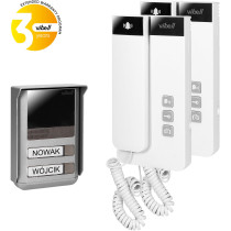 Domofon dwurodzinny 2-żyłowy vibell (orno) or-dom-sl-924