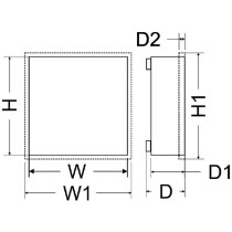Obudowa alarmowa pulsar awo000/ca-4,5,6
