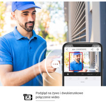 Bezprzewodowy wizjer do drzwi ezviz hp2 2mp