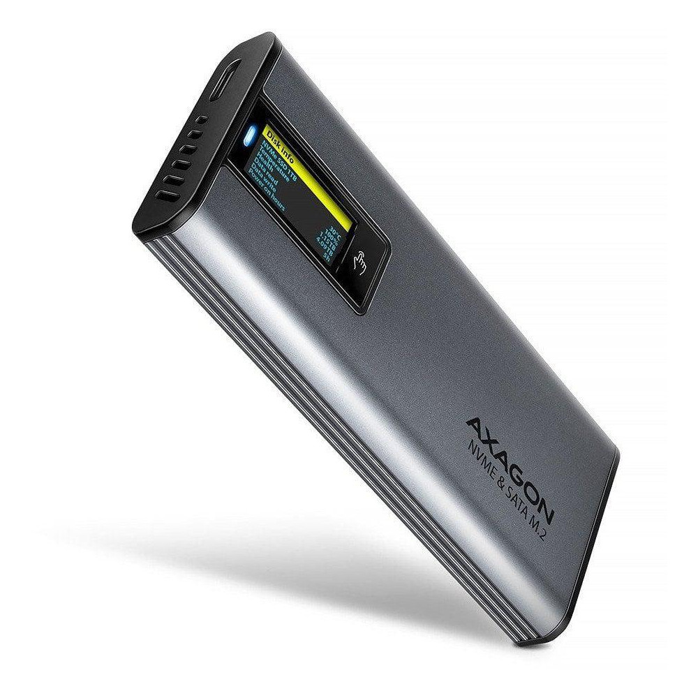 Obudowa dysku m.2 axagon eem2-sd2 usb-c 3.2 gen 2 m.2 nvme sata