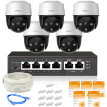Zestaw 5 kamer ip imou cruiser 4mp poe z chmurą imou protect basic
