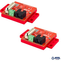 Zestaw aktywnych konwerterów do transmisji ethernet oraz poe atte xcoax4-set