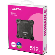 Dysk zewnętrzny ssd adata sd620 512gb czarny