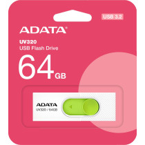 Adata pendrive uv320 64gb usb 3.2 gen1 biały