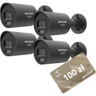 Kamera ip hikvision ds-2cd2087g3-li2uy/sl 2.8mm black pl opakowanie zbiorcze 4szt.