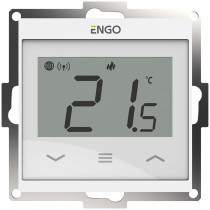 Engo controls e55-w - internetowy, podtynkowy regulator temperatury do ramki 55x55, wi-f