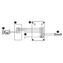 Domofon eura adp-11a3 ''invito'' b/słuchawkowy biały