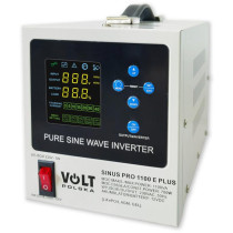 Przetwornica volt polska sinuspro 1100e plus 12/230v (700/1100w) [agm, gel, lifepo4