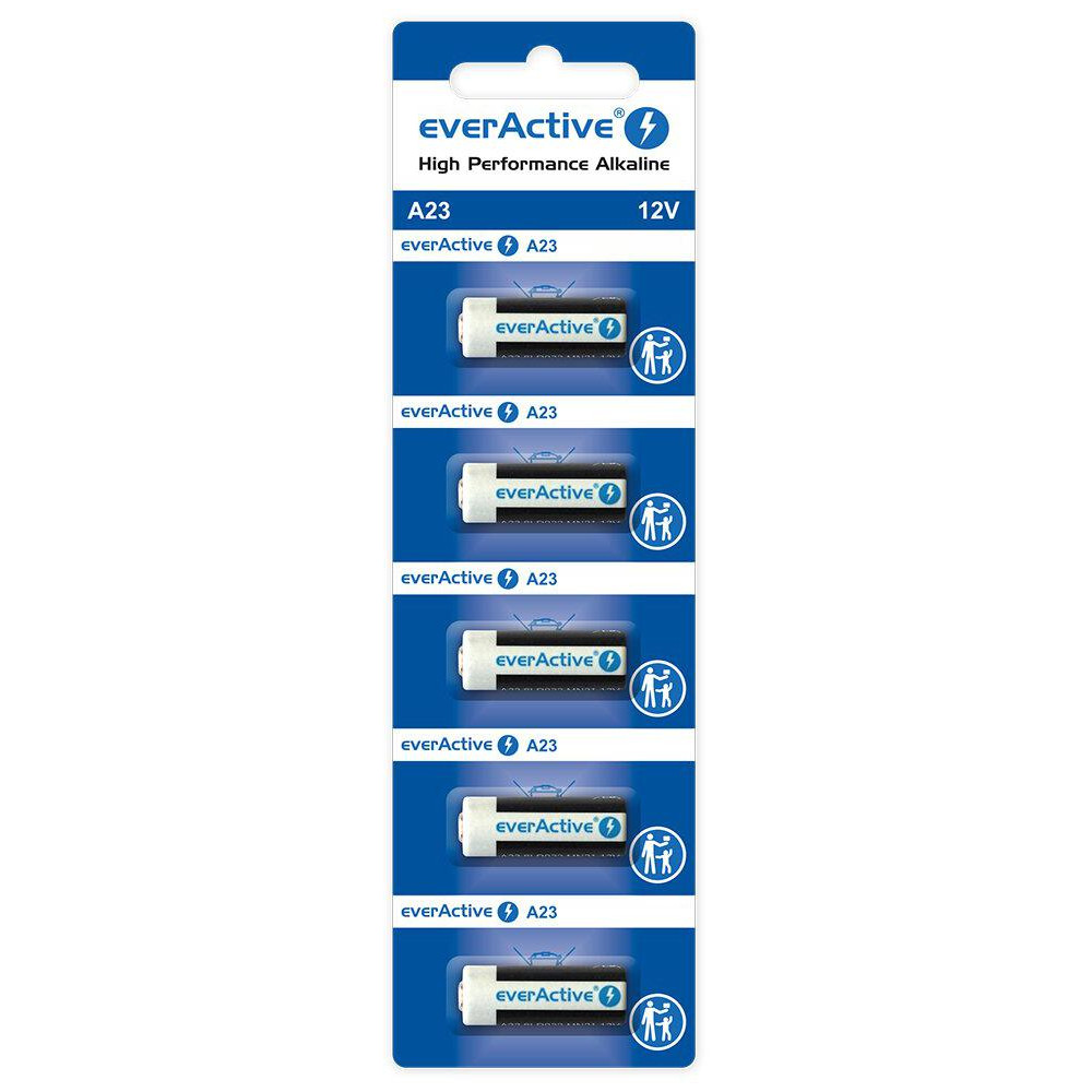 Bateria 23a / a23 / lrv08 everactive 12v (blister 5 szt.)