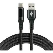 Kabel usb-a / usb-c lcd everactive cbb-1cbl 100cm 3a