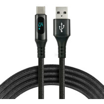 Kabel usb-a / usb-c lcd everactive cbb-2cbl 200cm 3a