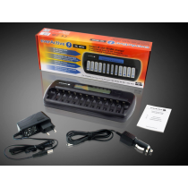 Ładowarka do 12 akumulatorków aa / aaa everactive nc-1200