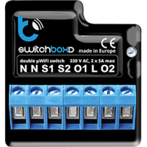 Przełącznik blebox switchboxd wifi 230v dwukanałowy sterowany z aplikacji