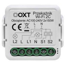Moduł oxt mini przekaźnik 2 obwody wifi tuya t222