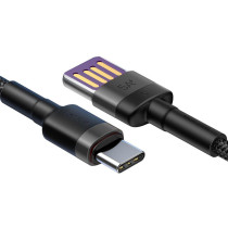 Kabel usb-a / usb-c baseus cafule catklf-pg1 100cm supercharge 40w 5a qc 3.0 w oplocie