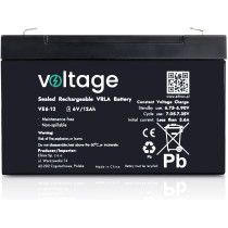 Akumulator agm voltage 6v 12ah ve6-12 (żywotność 6-9 lat)