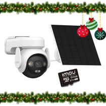 Kamera ip imou aov pt kit 2.4ghz wi-fi i 4g 5mpx z panelem solarnym z kartą pamięci 64gb
